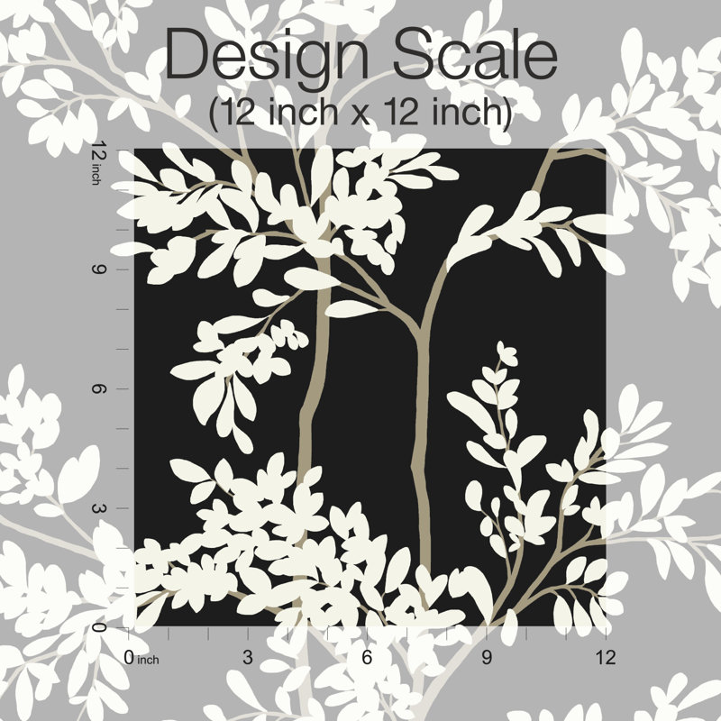 York Wallcoverings Lunaria Floral Wallpaper Wayfair